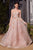 Andrea and Leo Couture A1383 Watercolor  A-Line Gown