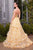 Andrea & Leo Couture A1430 Printed A-line Gown