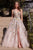 Andrea & Leo Couture A1460 Multicolor Floral  A-line Gown