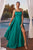 Satin A-line Gown with Pockets B8402