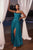 Satin A-line Gown with Pockets B8402