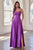 Satin A-line Gown with Pockets B8402