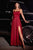 Satin A-line Gown with Pockets B8402