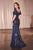 Fitted Sequin Long Dress CB151