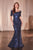 Fitted Sequin Long Dress CB151