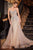 La Divine CB158  Strapless  Embellished Gown with Overskirt