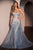 La Divine CB158  Strapless  Embellished Gown with Overskirt