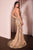 La Divine CC0688  Pearl and Crystal Strapless Fitted Dress