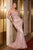 La Divine CC0688  Pearl and Crystal Strapless Fitted Dress