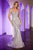 La Divine CC0688  Pearl and Crystal Strapless Fitted Dress