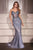 Strapless Beaded Fitted Gown La Divine CC398