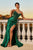 Strapless Fitted Satin Gown La Divine CC467