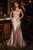 Strapless Fitted Satin Gown La Divine CC467