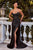 Strapless Beaded Fitted Gown La Divine CC475