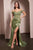 Floral Off The Shoulder Long Gown La Divine CD0186