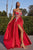 Satin Fitted Prom Dress CD343