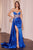 Satin Fitted Prom Dress CD343