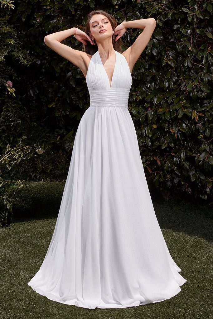 Halter Neckline Bridal Dress CD372W Halter Neckline Bridal Dress CD372W