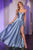 Strapless Satin A-Line Dress CD378