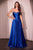 Strapless Satin A-Line Dress CD378