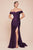 Off the Shoulder Fitted Gown CD790