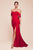 Off the Shoulder Fitted Gown CD790