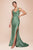 Satin Halter Prom Dress CD796B