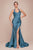 Satin Halter Prom Dress CD796A