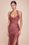 Satin Halter Prom Dress CD796B