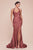 Satin Halter Prom Dress CD796A