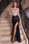 Off the Shoulder Satin Gown CD821