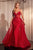 Beaded Fitted Long Dress CD863
