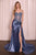 Embellished Lace and Satin Prom Gown CD868