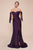 Stretch Luxe Jersey  Ruched Black Evening Gown CD943