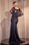 Satin Fitted Long Dress CDS499