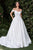 Off the Shoulder Satin Bridal Gown CDS513W