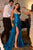 Strapless Micro Crystals Satin Gown La Divine CDS526