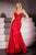 Strapless Taffeta Fitted Gown La Divine CM369