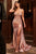 Crystal Fitted Beaded Gown La Divine CM377