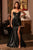 Strapless Satin Corset Dress La Divine CM378