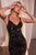 Fitted Sequin Evening Dress CR381