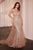 Crystal and Pearl Embellished Gown CZ0028