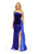 Strapless Velvet Formal Dress By Jovani 23942