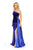 Strapless Velvet Formal Dress By Jovani 23942