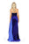Strapless Velvet Formal Dress By Jovani 23942