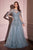 Andrea and Leo Couture MA108  Long Sleeves Tulle Gown