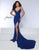 Johnathan Kayne 3007 Halter Neckline Fitted Gown