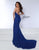 Johnathan Kayne 3007 Halter Neckline Fitted Gown