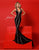 Johnathan Kayne 3074 Halter Neckline Velvet Gown