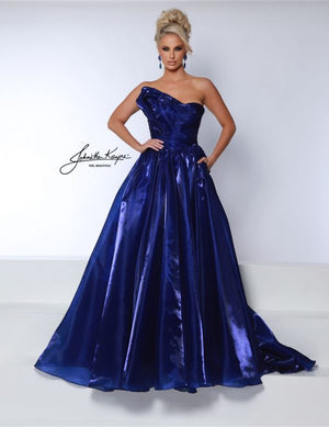 Johnathan Kayne 3102 Mirror Organza A-line Dress